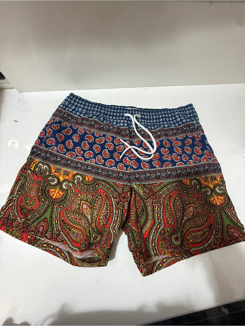 J. crew, beautiful swimming shorts with lots of colors and extra layer - Picture 12 of 15